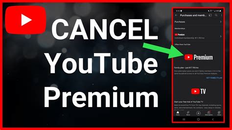 how to cancel youtube music premium