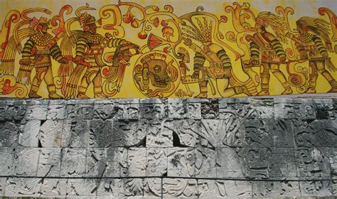 what ritual figures prominently in mayan culture and art? the intricate carvings found on ancient mayan temples often depict scenes of human sacrifice.